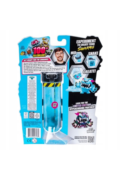 NO BRAND MR BEAST LAB SWARMS SERIA ALPHA PACHET LAB SET SURPRIZĂ CU 5 FIGURINE