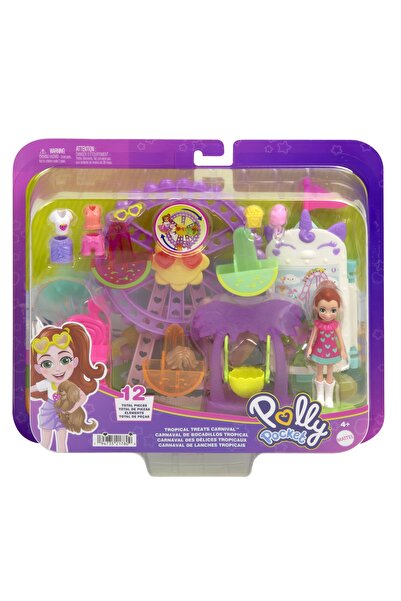 Polly Pocket LALKA Oraș tropical fericit, set de joacă +4 ani