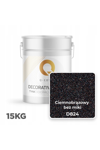 NO BRAND Mozaic TINKELE granulat, culoare maro închis, fără mica, D824, 15kg