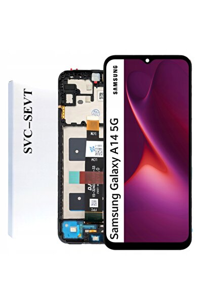 NO BRAND Display pentru Samsung Galaxy A14 5G Ecran LCD cu Ramă Original Zila...