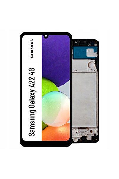 NO BRAND Display pentru Samsung Galaxy A22 4G Ecran LCD OLED cu ramă SM-A225F