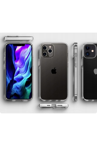 Spigen Husă Liquid Crystal pentru iPhone 12 / 12 Pro, protectoare transparentă