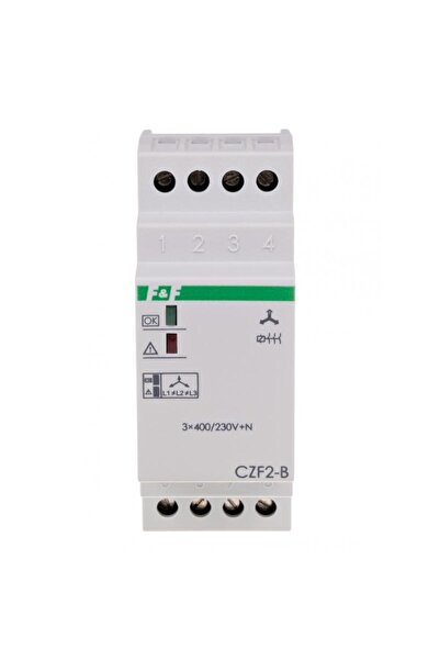 F&F DİZAYN Senzor de pereche de fază cu control prin contactor CZF-2B contact...