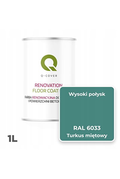 NO BRAND Vopsea pentru renovarea pardoselilor de beton din garaj, turcoaz men...