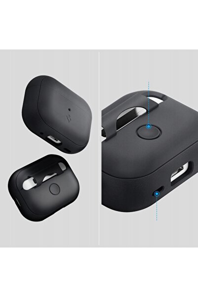 Spigen Husă de silicon pentru AirPods Pro 2, + curea