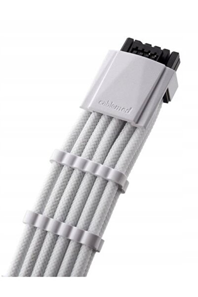CableMod Cablu Pro ModMesh 12VHPWR la 3x PCI e, 45cm, Alb
