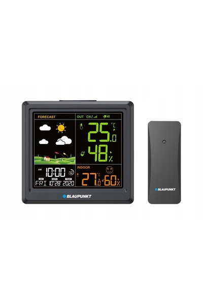 Blaupunkt STAȚIE METEOROLOGICĂ WS25 THERMOMETRU HIGROMETRU CEAS CEAS DEȘTEPTĂ...