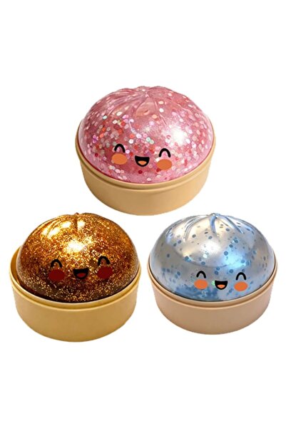 OEM Set de jucarii Bun Squishy interactive pentru copii, 3 piese, forme de ch...