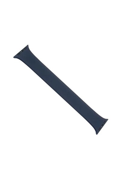 NO BRAND Curea din silicon elastică fixă pentru Apple Watch 44/45/46/49 mm, m...