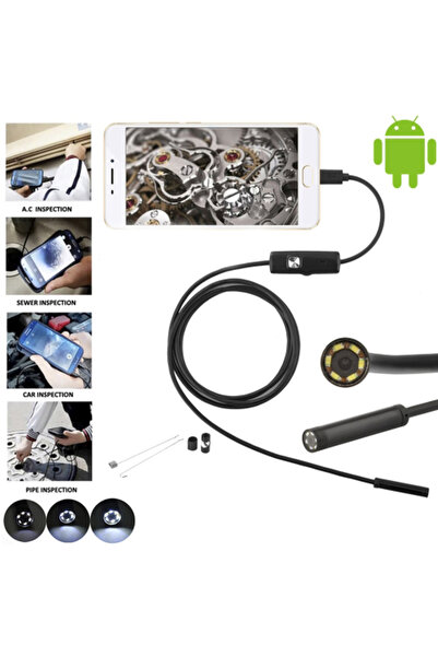 NO BRAND ENDOSCOP CU CAMERĂ DE INSPECȚIE ANDROID USB 5M 5,5 mm