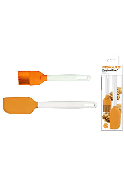 FiSKARS Set de bucătărie pentru copt și prăjit, spatulă + pensulă