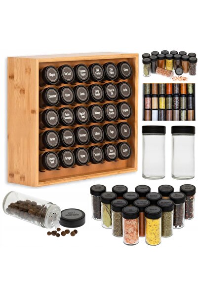 NO BRAND ORGANIZATOR DE CONDIMENTE Suport elegant pentru condimente 30 borcan...