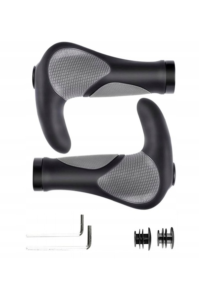 NO BRAND Manșoane ghidon cu coarne NEXELO L266519NEX clemă ALU ergonomic 128mm