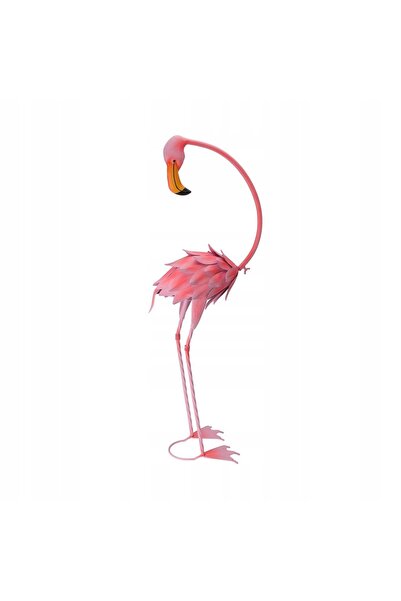 Progarden Figurină Flamingo Roz, Ornament de Grădină, Pasăre de Grădină, Scul...