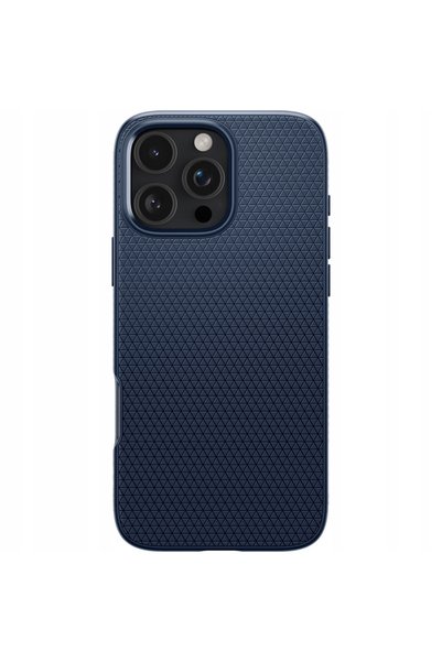 Spigen Husă ETUI LIQUID AIR pentru Apple iPhone 16 Pro Max, albastru marin