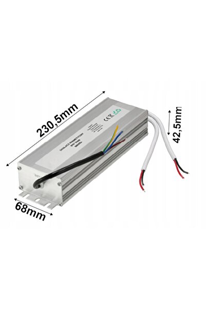 NO BRAND Sursă de alimentare LED 24V în carcasă, 200W 8.33A, adaptor de alime...