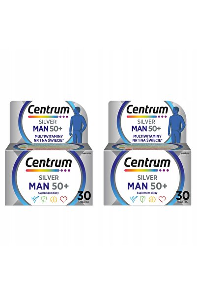 Centrum Multiwitamina Man 50+ vitamine și minerale pentru bărbați 60 comprimate