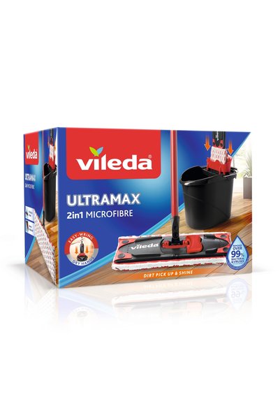NO BRAND MOP PLAT ROTATIV + COȘ DE STORCERE XL ULTRAMAX BOX CARCASĂ XXL CU COȘ