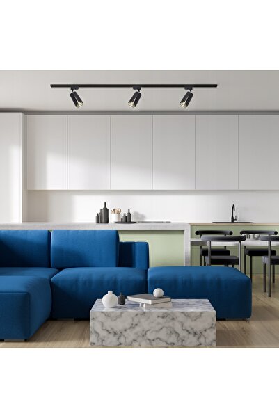NO BRAND Spot pe șină GU10 Monofazat Negru pentru Apartament, Magazin