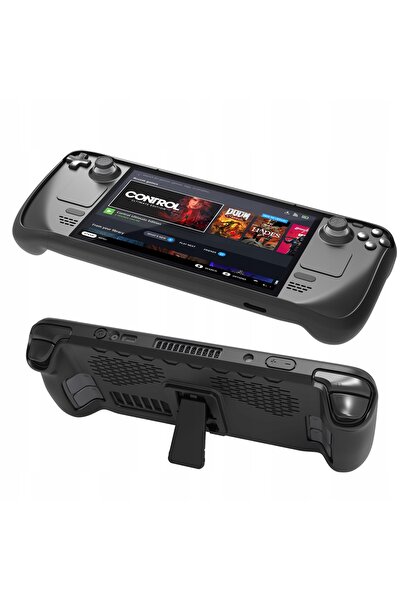 NO BRAND Husă de protecție cu suport pentru consola STEAM DECK