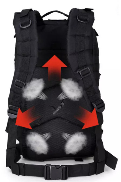 NO BRAND Rucsac turistic militar de supraviețuire 35L, cu compartimente și bu...