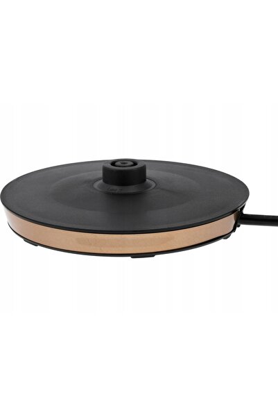 LUND Fierbător electric negru de 1L, 1100W, fără fir, cu control al temperaturii
