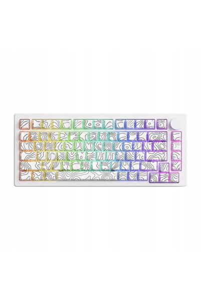 AKKO Tastatură Mecanică x MonsGeek M1 V5 Contour White Aluminiu Piano