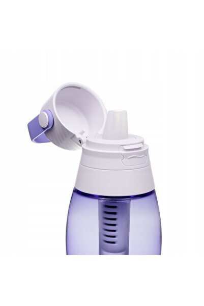 Aqualogis Sticlă cu filtru Aqua&Go 0,75 l mov + 3 rezerve