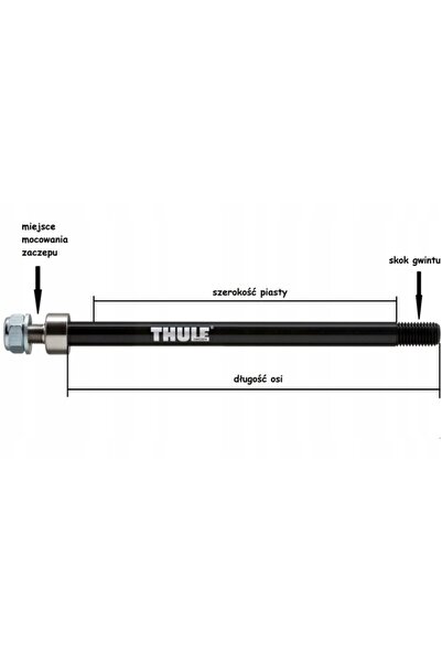 Thule Adaptor ax traversant 12x1,75 174-180mm