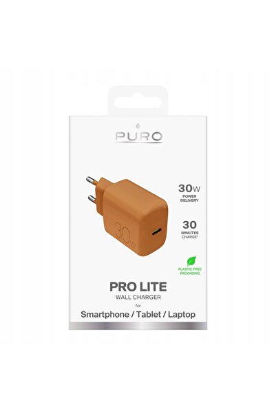 NO BRAND ÎNCĂRCĂTOR USB-C PURO 30W PENTRU IPHONE 12 13 14 15 PORTOCALIU LIVRA...