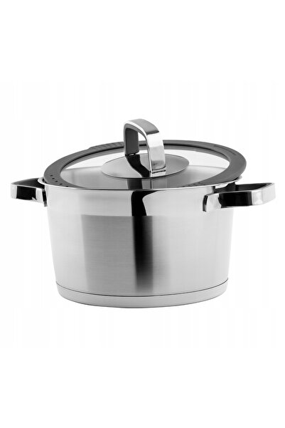NO BRAND Oală 18/10 cu capac VINZER MODERNO 3,2 L 20 cm 50073