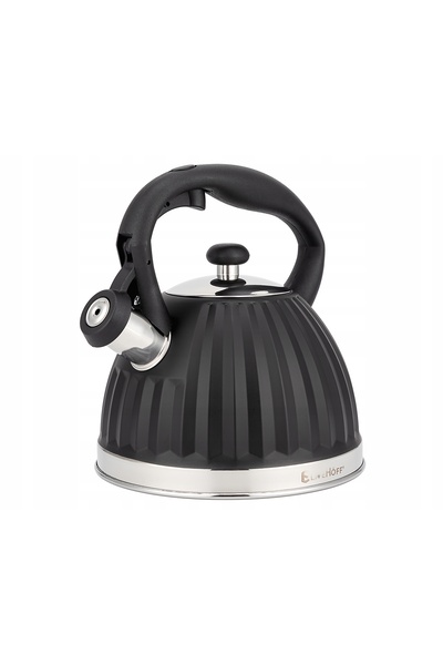 NO BRAND Fierbător tradițional cu fluier 2,5L Inducție Gaz inox