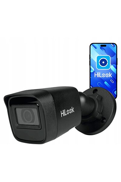 Hikvision Cameră IP 4MPx 2K+ HiLook by IPC-B141H-C NEGRU 2.8mm PoE IR20m