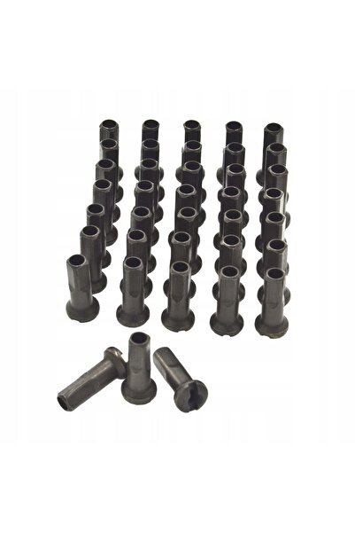 NO BRAND Sapim Polyax 13G Niplu de reducție din alamă 14mm Negru pentru spițe...