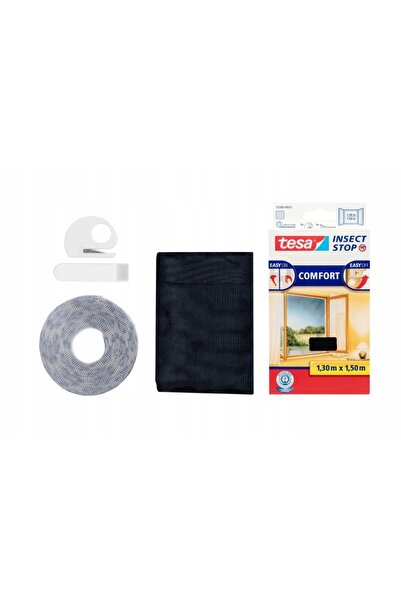Tesa 3x Plasă de țânțari Insect Stop COMFORT pentru ferestre cu Velcro 130cmx...