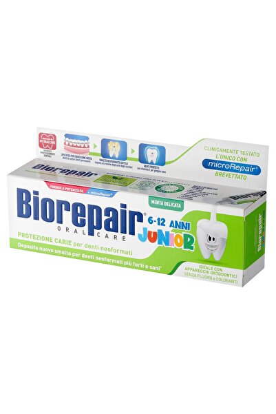 NO BRAND 4x Pastă de dinți pentru copii Biorepair Junior 6-12 ani 75ml