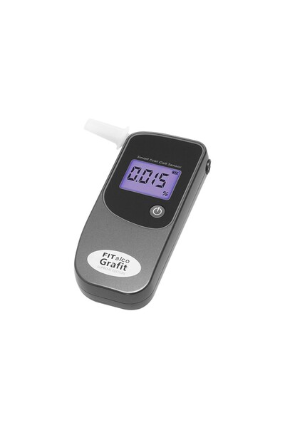 NO BRAND Alkomat FITalco Graphite Tester de sobrietate + Muștiucuri