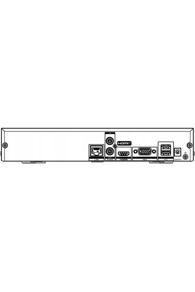 Hilook Înregistrator IP pentru camere Hikvision de până la 8Mpx NVR-104MH-C H...