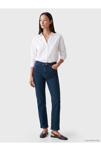 LC Waikiki Lcwaikiki Classic Indigo Flare Women's Jean Pants