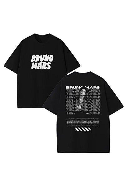 STİL-X Μπλουζάκι Bruno Mars με στάμπα, unisex, 100% βαμβακερό, oversized