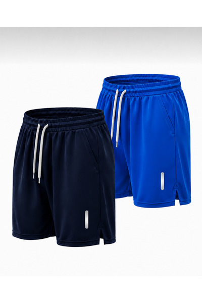 Karatopak 2-Pack Breathable Fabric Fitness Tennis Sports Shorts
