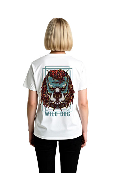 PayBuy Women's Vintage Dog Head Printed Short Sleeve T-Shirt Retro Design Com...