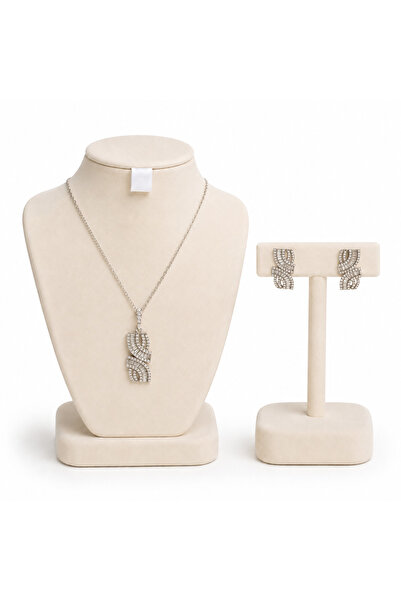 BELLA CİAO Gold-Tone Crystal Jewelry Set – Design 26