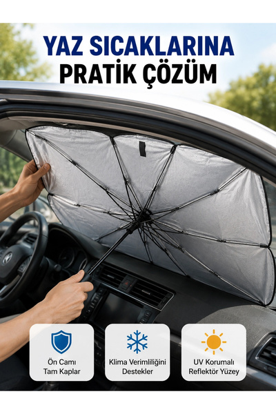 shopwave Foldable Car Sunshade – New Generation of Uv Protection and Heat Ins...