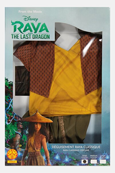 Disney Toddler Girl Raya And The Last Dragon Costume 3-4 Years, Multicolor