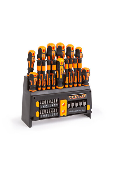 Handy Screwdriver Set, 39 Pieces with Stand – CR-V, Bits, Precision Screwdriv...