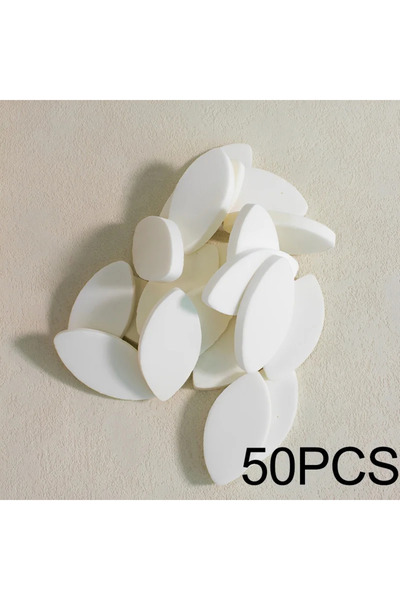 Choice5 50 قطعة - أبيض - A9 50/10 قطع وسادات إسفنجية للتدريب على الرموش - قاب...