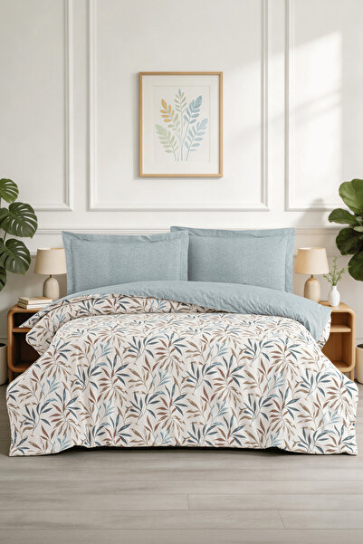 Menderes Home La Notte Inca Ranforce Double Duvet Cover Set 200X220 + 160X200...