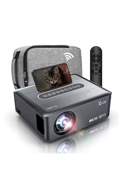 Seve Shop SeveShop ®   Proiector video portabil, Compact, Android, Wi-Fi Blue...