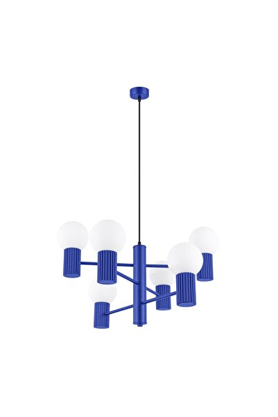 SOLLUX HALO 6 candelabru ultramarin